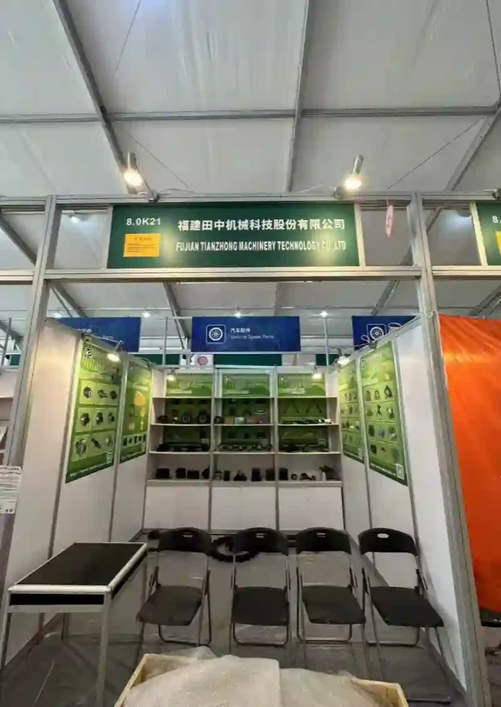 Tianzhong at truck parts exhibition
