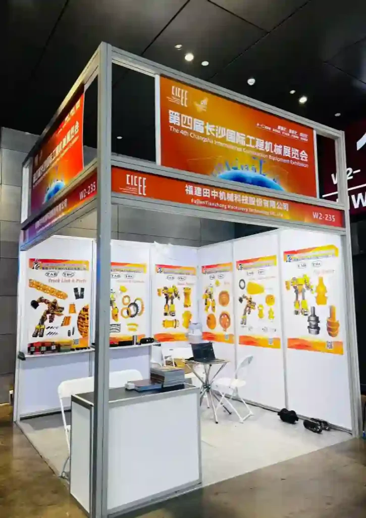 Tianzhong at truck parts exhibition